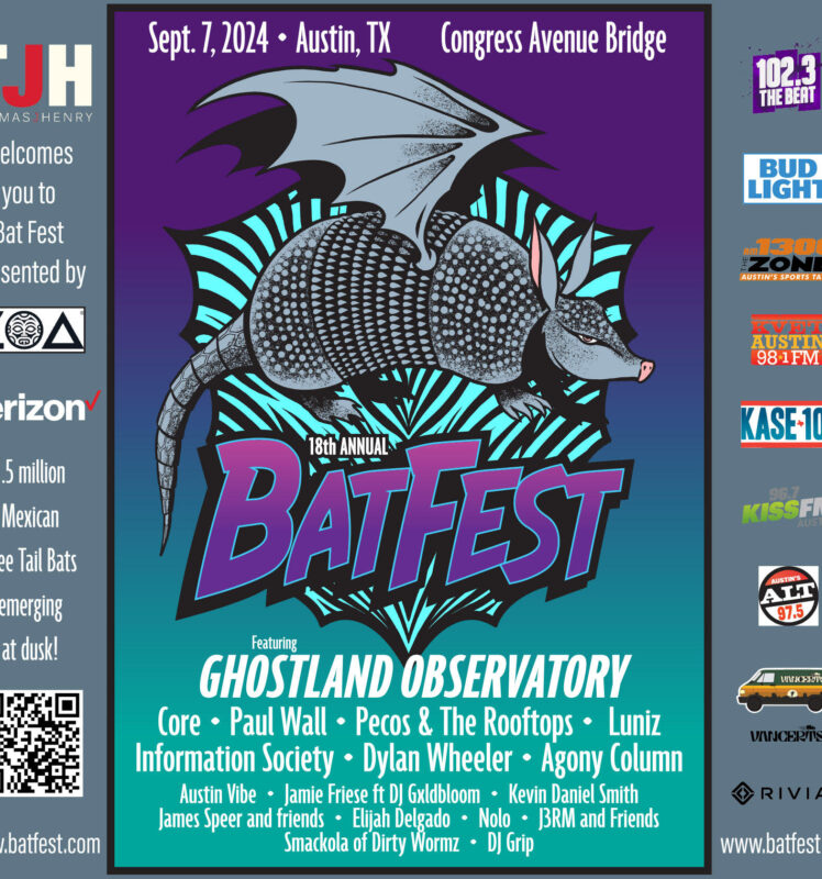 Live at BAT FEST on the S. Congress Bridge – SATURDAY | 9/7/2024